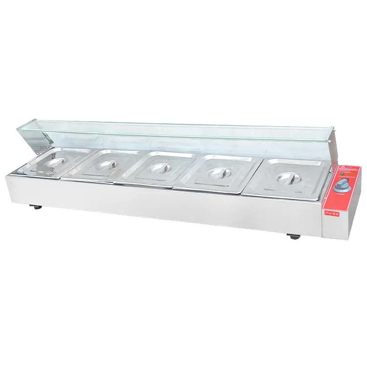 Attrezzatura per Fast Food Bain Marie Elettrico 220 V Bain Marie Commerciale per Buffet da Ristorante