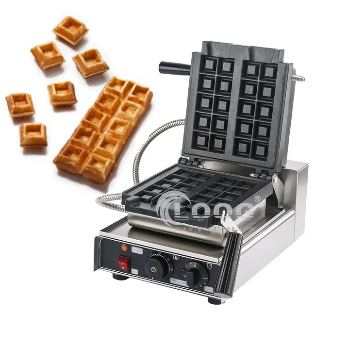 Nuovo Arrivo Macchine Commerciali per Snack Macchina per Waffle Elettrica Verticale Mini Bocconcini Macchina per Fare Waffle