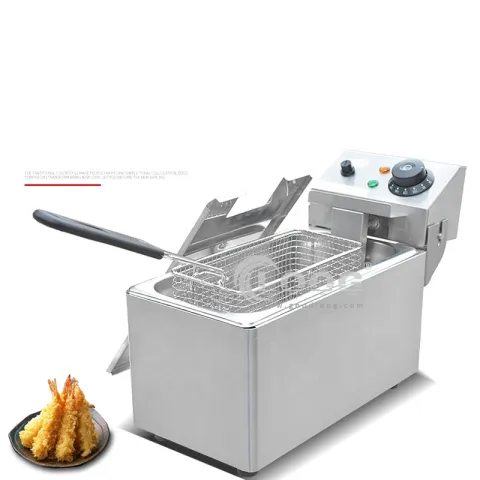 Stainless Steel Kitchen Equipment Electric Fryer Grill Machine Commercial Deep Fryers for Sale