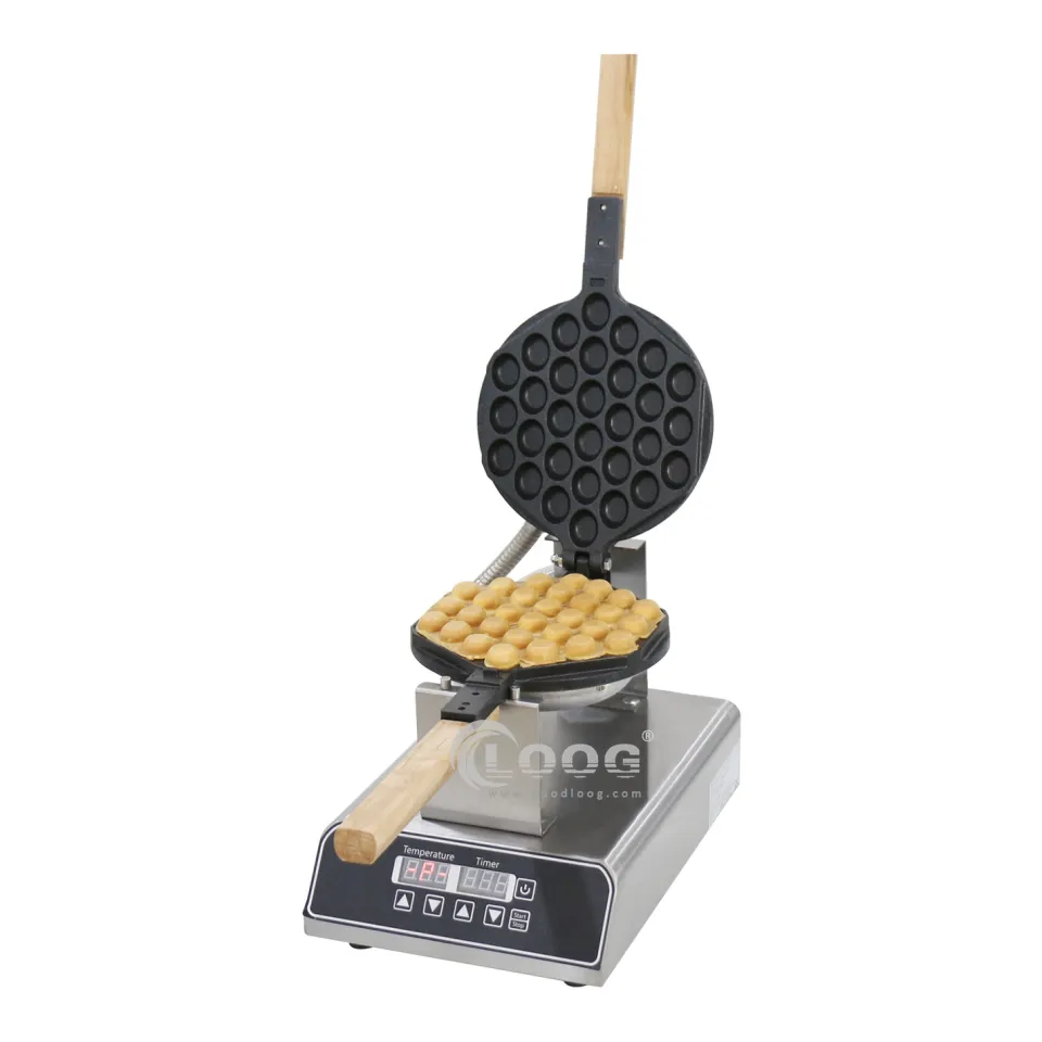 Durable Bubble Waffle Cone Machine Commercial Egg Stick Waffle Maker Digital Bubble Waffle Maker for Sale