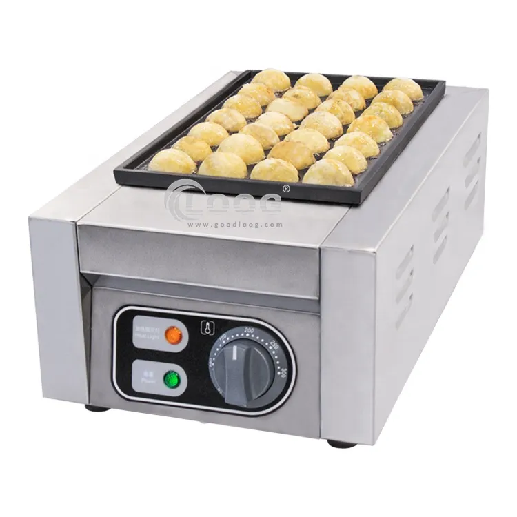 Macchina per takoyaki in ghisa elettrica professionale commerciale