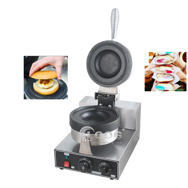 Attrezzatura per Snack di Migliore Qualità 110V 220V Macchina Elettrica per Gelato, Panini, Krepfen e Gelato per Uso Commerciale