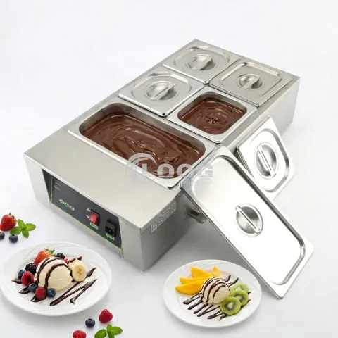 Hotel Kitchen Electric Chocolate Tempering Equipment Price Commercial 5 Stainless Steel Digital Chocolate Melting Pots Machine