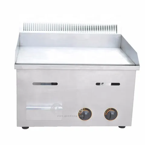 Energy Saving Commercial Stainless Steel LPG Gas Griddle Machine for Restaurant Use