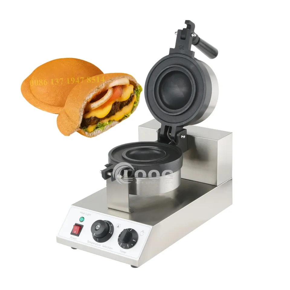 Commercial Electric Ice Cream Gelato Panini Hamburger UFO Burger Machine for Hotels Restaurants CE Certification 220V New