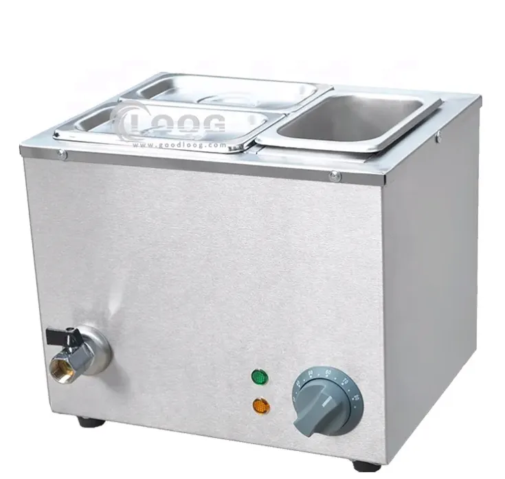 Scaldacioccolato per ristorante 220 V in acciaio inox, macchina professionale per sciogliere il cioccolato