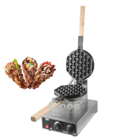 Factory Price Egg Bubbe Waffle Maker Commercial 220V 110V Electric Egg Puff Maker Electric Bubble Waffle Maker for Sales