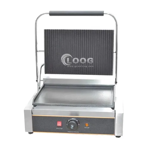 Factory Price Commercial Electric Contact Grill Sandwich Panini Press for Hotel Use