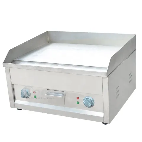 Hot Sale 4400W Stainless Steel Electric Smokeless Griddle Machine for Restaurant Use 220V High Productivity