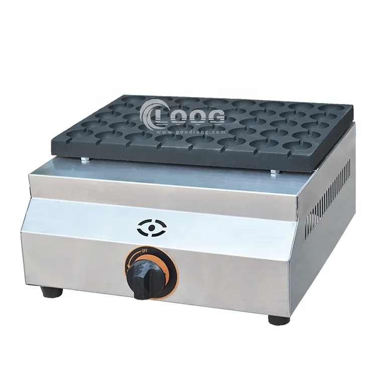 Popular Japanese Kitchen Equipment Takoyaki Gas Making Machine Professional LPG Gas Takoyaki Maker