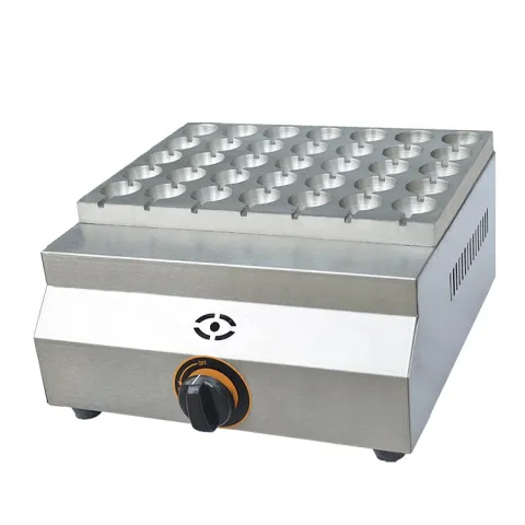 Commercial Kitchen Equipment Japanese Octopus Fish Ball Takoyaki Maker Gas Hot Plate Takoyaki Gas Machine