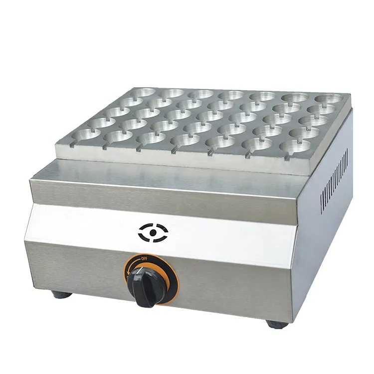 Commercial Kitchen Equipment Japanese Octopus Fish Ball Takoyaki Maker Gas Hot Plate Takoyaki Gas Machine