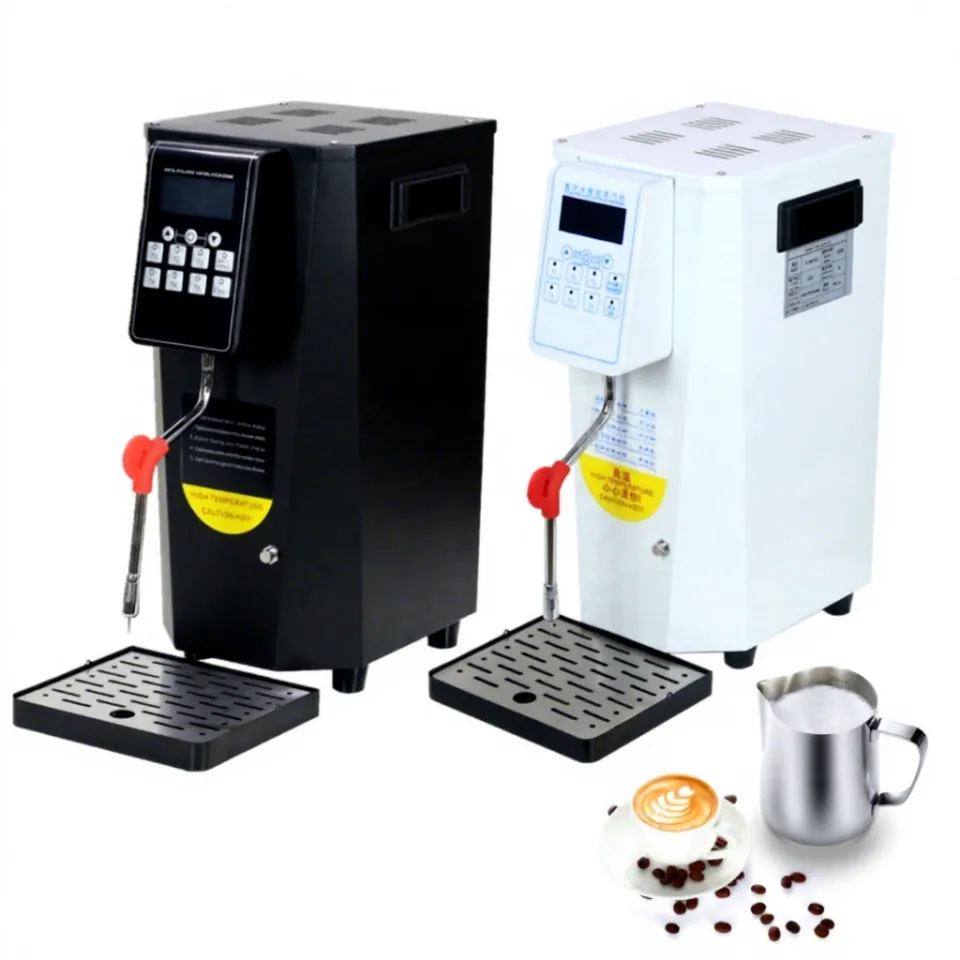 Goodloog Macchina automatica professionale per vapore latte caldo 110 V/220 V ad alta qualità da 5 L, montalatte elettrico in acciaio inox nuovo