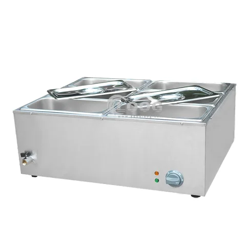 Restaurant Equipment 6 Pot Wet Well Bain Marie Food Warmer