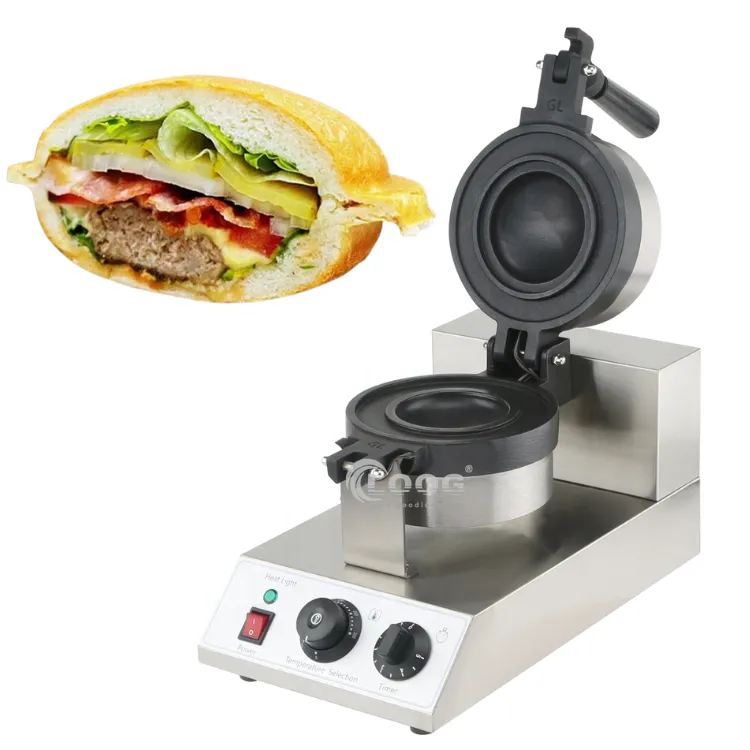 Pressa per hamburger UFO Perfect Edge 220 V e 110 V, Macchina per hamburger UFO, Mesin Press Burger UFO