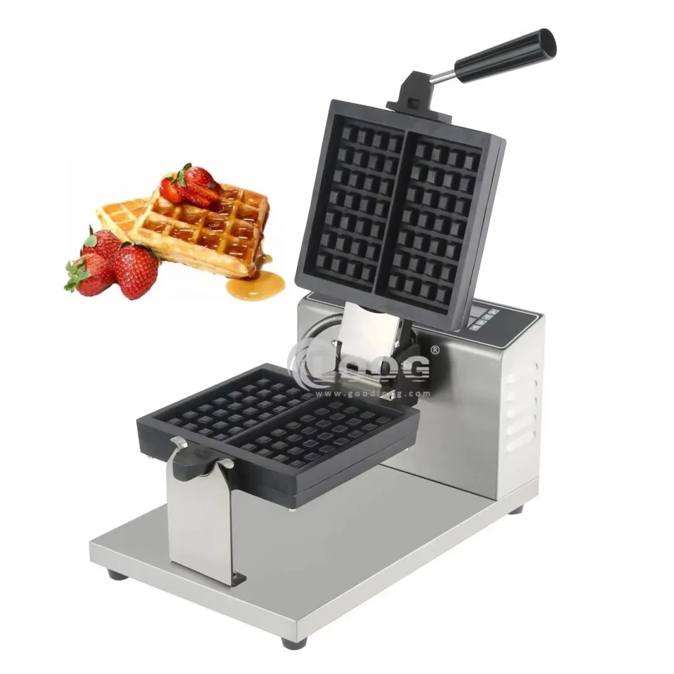 Commercial Kitchen Equipment Manufacturer Waffle Cooker Stainless Steel Waffle Maker With Removable Plates