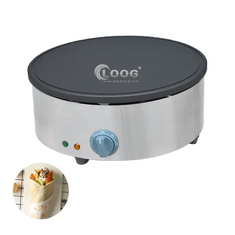 Popular Snack Machines Commercial Rotating Crepera Machine Maker Electric Crepe Pancake Maker Suppliers