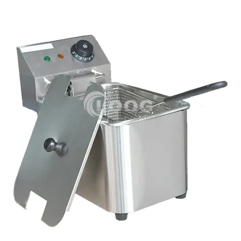 Popular Commercial Deep Fryer Single Tank and Basket Electric Fryer Machine for Kitchen Used