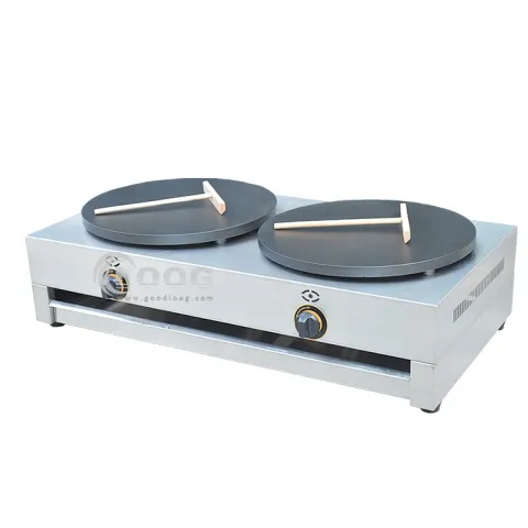 Popular Kitchen Equipment Gas Crepe Maker Machine Commercial Pancake Machine for Food Cart