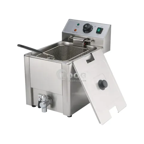 Factory Stainless Steel Countertop Chicken Frying Machine Electric Commercial Chips Deep Fryer Wholesale