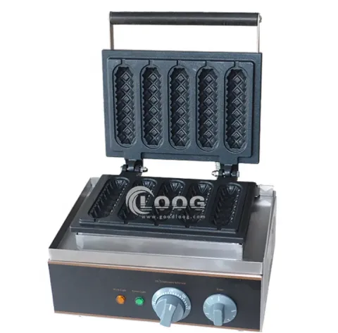 Commercial Fast Food Electric Waffle Hot Dog Maker Stainless Steel Snack Waffle Stick Machine