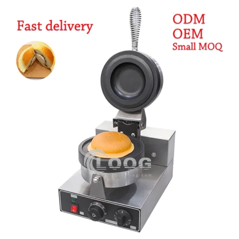 Wholesale Commercial UFO Burger Maker Ice Cream Gelato Panini Press Machine Fast Food Equipment 110V 220V New Direct Factory