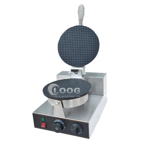 Commercial Electric Waffle Cone Maker Stainless Steel Ice Cream Cone Making Machine Factory Wholesale Used Condition