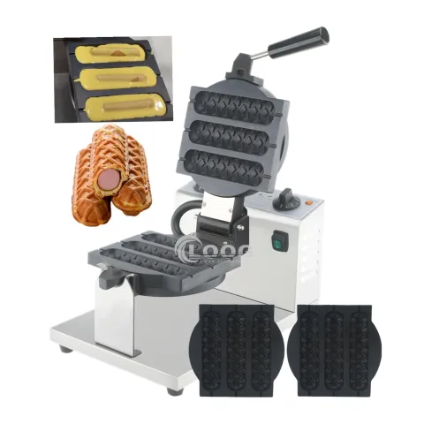 China Supplier Direct Price Commercial 110V 220V Electric Waffle Stick Maker Hot Dog Waffle Machine for Hotels and Commercial