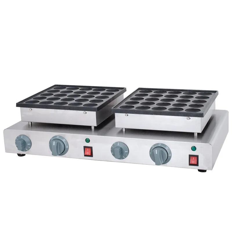 Macchina elettrica professionale per pancake mini doppia 220 V vendita all'ingrosso da fabbrica