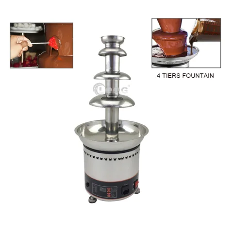 Heavy Duty  Electric Chocolate Fondue Fountain 4 5 6 7 Tier Chocolate Fountain Machine