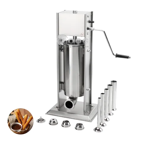 Popular Kitchen Equipment Churro Filler 3 Moulds Deep Fried Dough 5L Sticks Spanish Churros Maker Machine