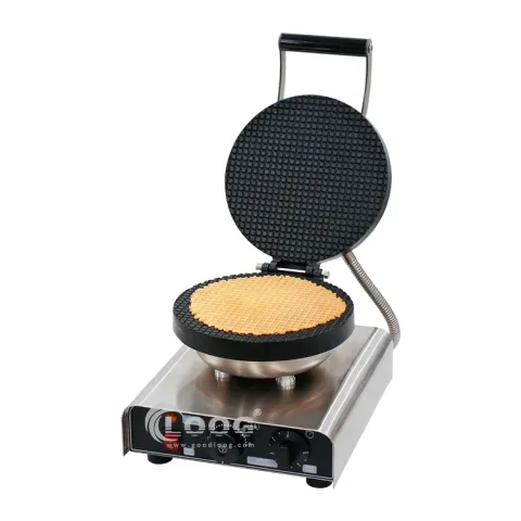 New Arrival Electric Commercial Bakery Equipment Ice Cream Mini Waffle Cone Maker Machine