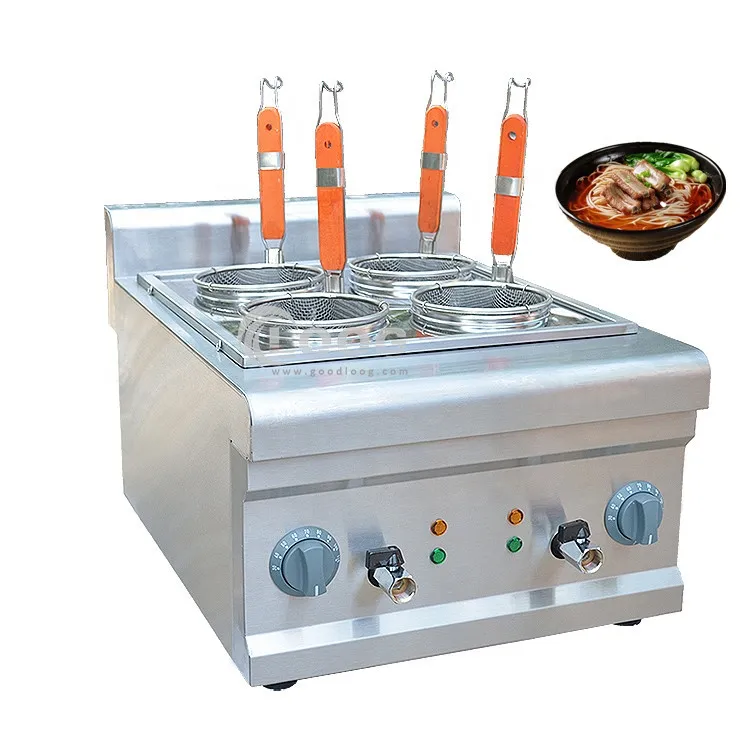 Snack Equipment  Stainless Steel Commercial Noodle Cooker Electric Pasta Cooker for Restaurant Use