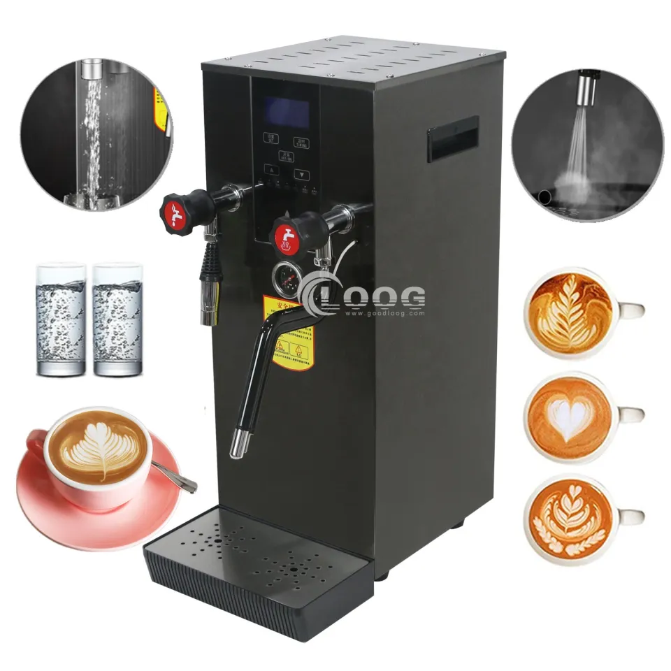 4 in 1 Schiumatore automatico per latte a vapore in acciaio inox, elettrico, professionale, per caffè, macchina per schiuma di latte per uso domestico