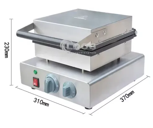 Macchina per cialde Stroopwafel elettrica 220V per Street Food commerciale