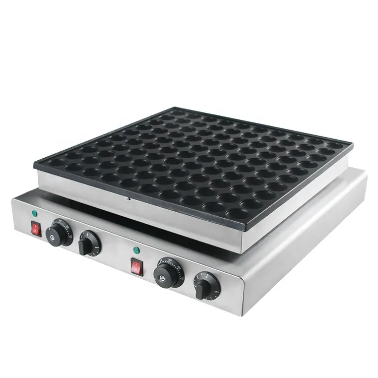 Pancake House Commercial 100 Holes Poffertjes Maker Electric Mini Pancake Machine for Sale