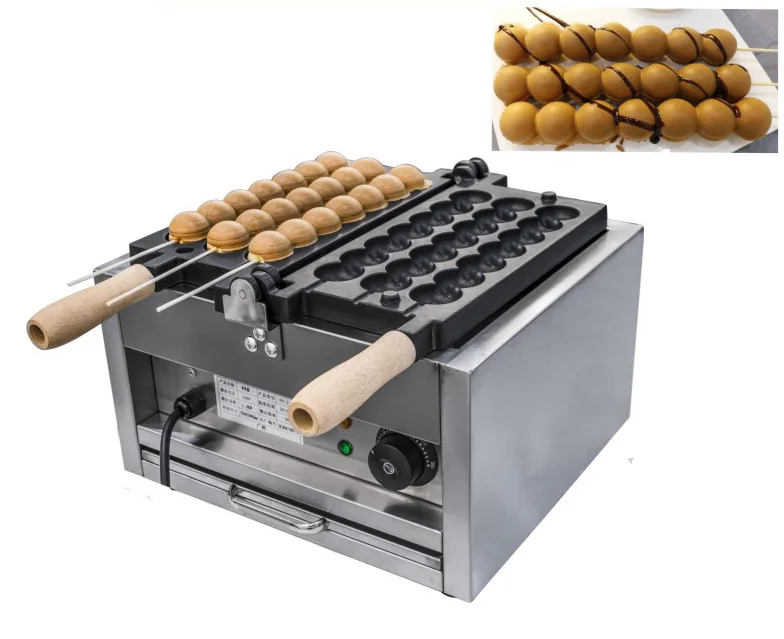 Macchina elettrica professionale per cialde a forma di sfera con bastoncino, tipo lecca-lecca, vendita all'ingrosso diretta fabbrica, prezzo di fabbrica