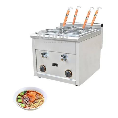 Equipo de cocina para hotel de alta calidad, hervidor de pasta a gas, máquina para cocinar fideos, hervidor de pasta portátil