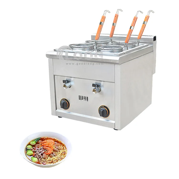 Apparecchiatura per cucina alberghiera di alta qualità, bollitore a gas per pasta, macchina per cuocere noodles, cuocipasta portatile