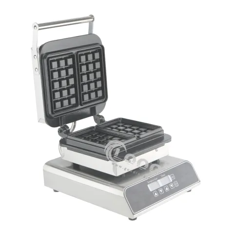Professional Hotel Digital Waffle Iron Machine Commercial Belgian Waffle Maker