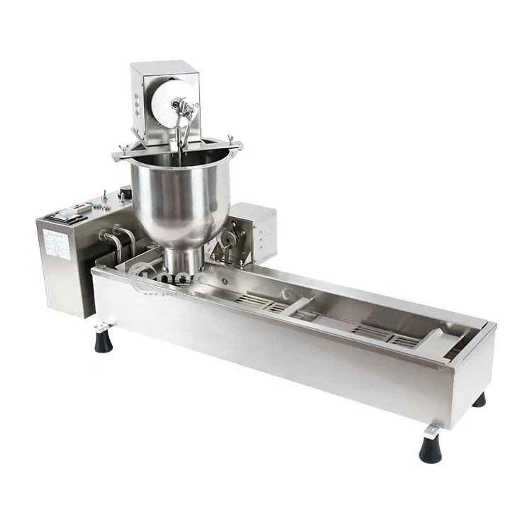 Nuova attrezzatura per snack friggitrice automatica per ciambelle elettrica commerciale 110 V 220 V mini macchina per ciambelle