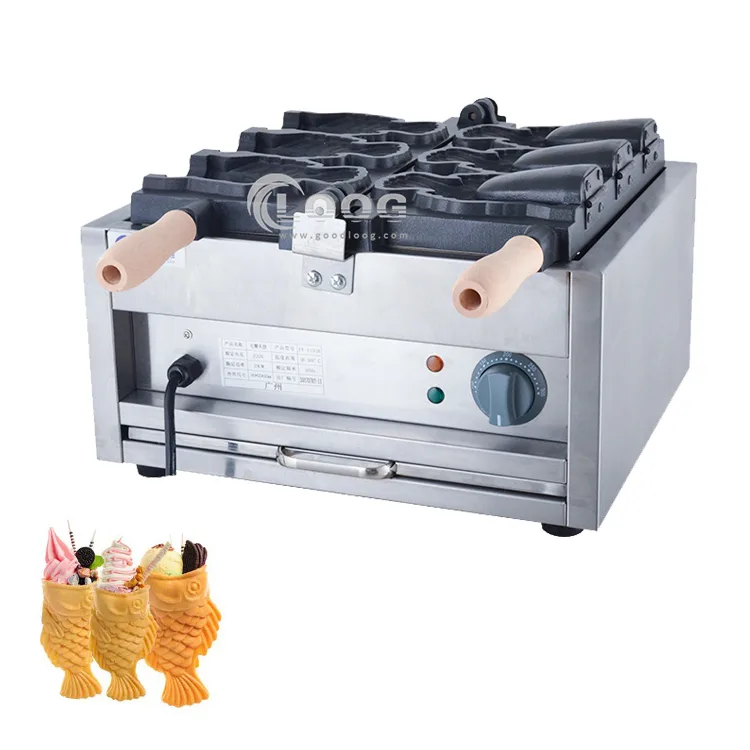 Macchina per Taiyaki in acciaio inox all'ingrosso Magikap, produttore di Taiyaki, macchina commerciale per waffle Taiyaki in vendita