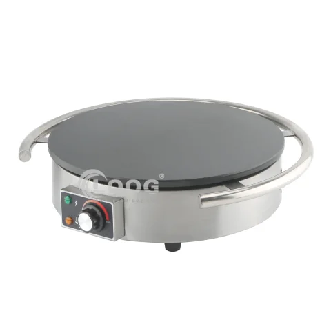 Professional Crepe Machine Commercial Pancake Maker with Stainless Steel Handle