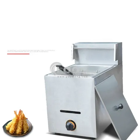 Commercial Kitchen Equipment Used Stainless Steel Gas Fryer Machine Electric 220v Deep Fryer at Price