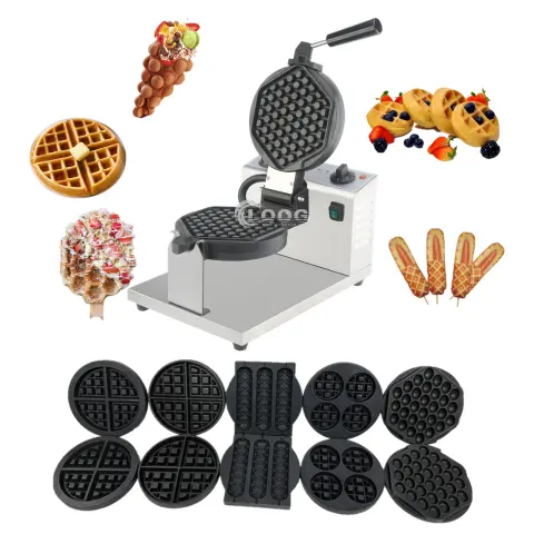 Small Business Equipment Commercial Waffle Baker Electric Honeycomb Waffle Maker Commercial Best Waffle Machine Factory