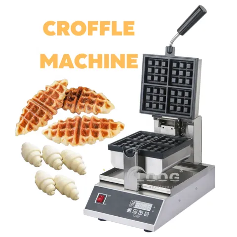Croffle House Macchina per Croffle Coreani Commerciale con Display Digitale