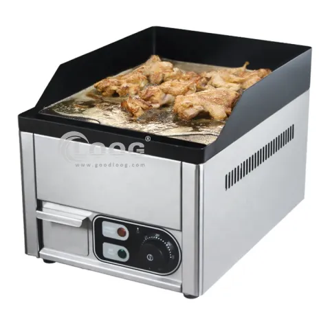 CE Approved Best Stainless Steel Desktop Electric Griddle for Commercial Use