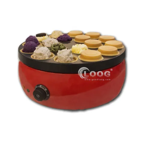 Stainless Steel 18-Hole Obanyaki Baker Maker Imagawayaki Machine Used New Design Taiwan Red Bean Cake Electric Confectioner