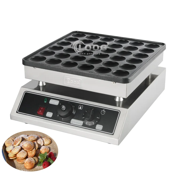 Commercial Fast Food Machines Dutch Mini Pancake Maker Machine Stainless Steel Electric Poffertjes Making Machine for Sales