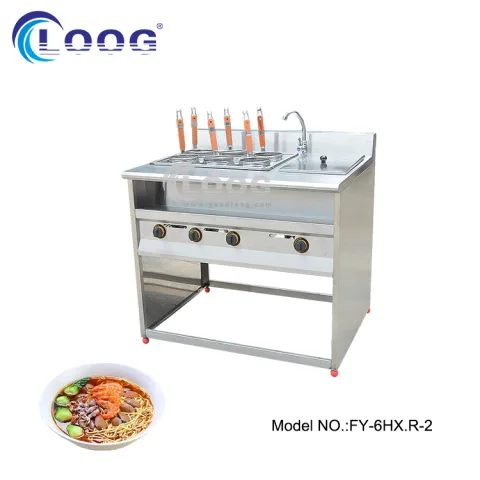 Restaurant Equipment Commercial Gas Pasta Cooker with Bain Marie